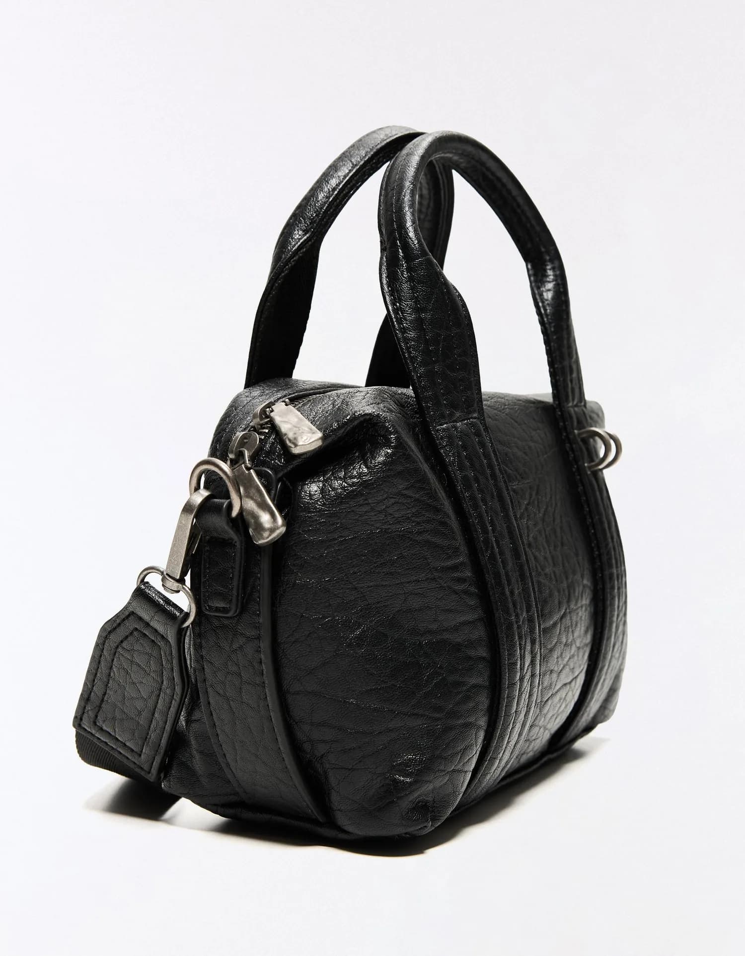 Bolsa Tiracolo Bowling Efeito Couro
