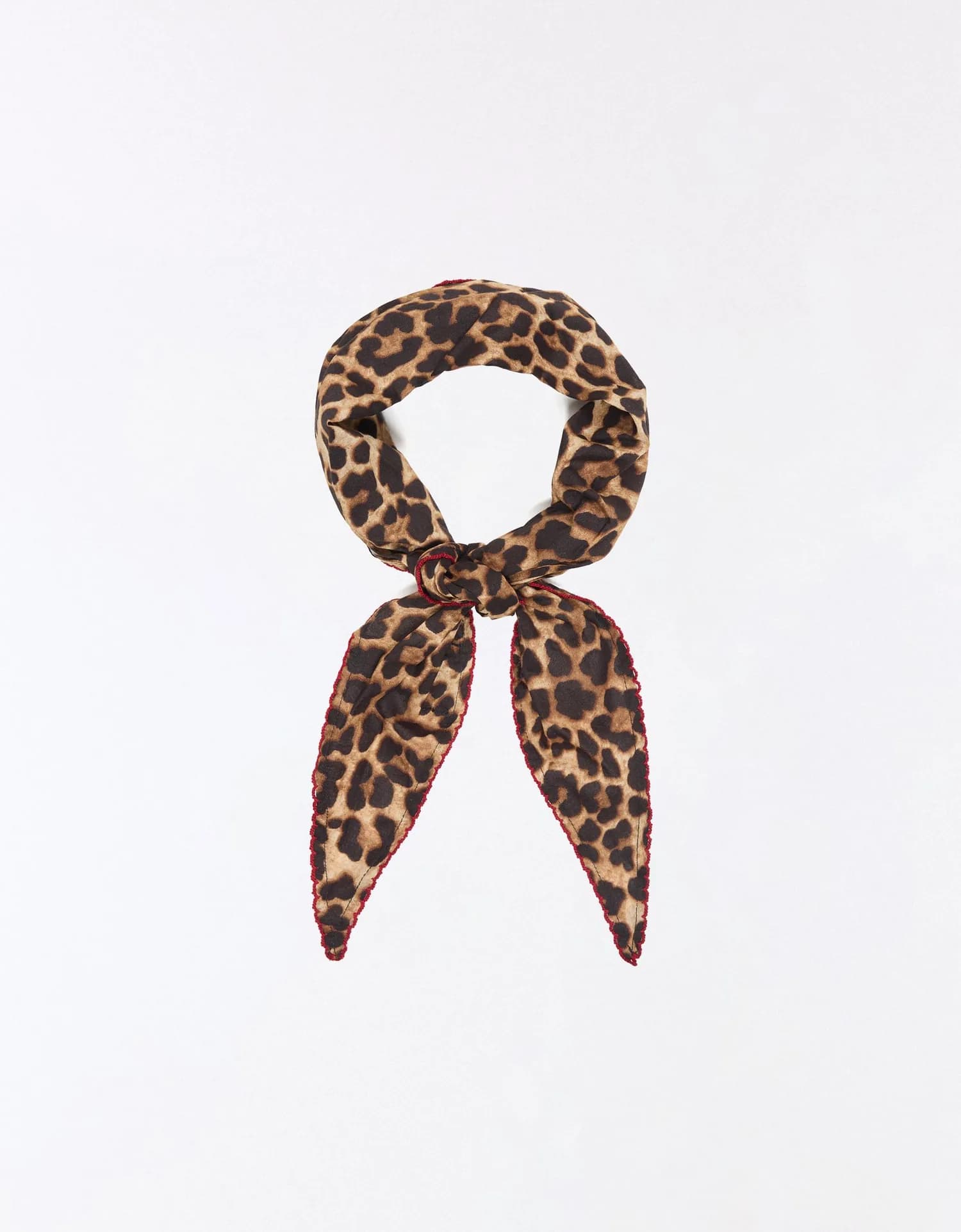 Lenço Triangular Animal Print