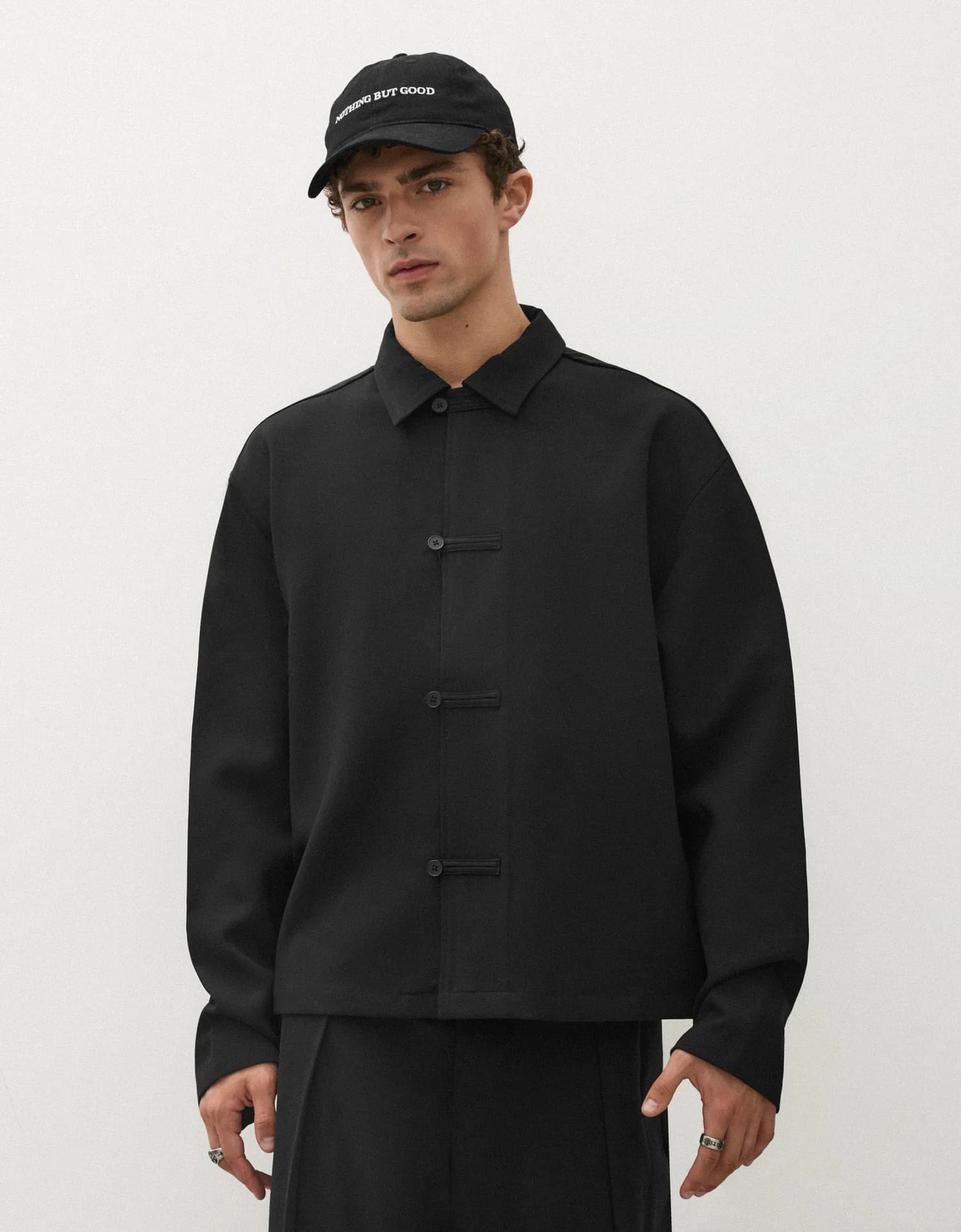 Camisa Boxy com Alamares