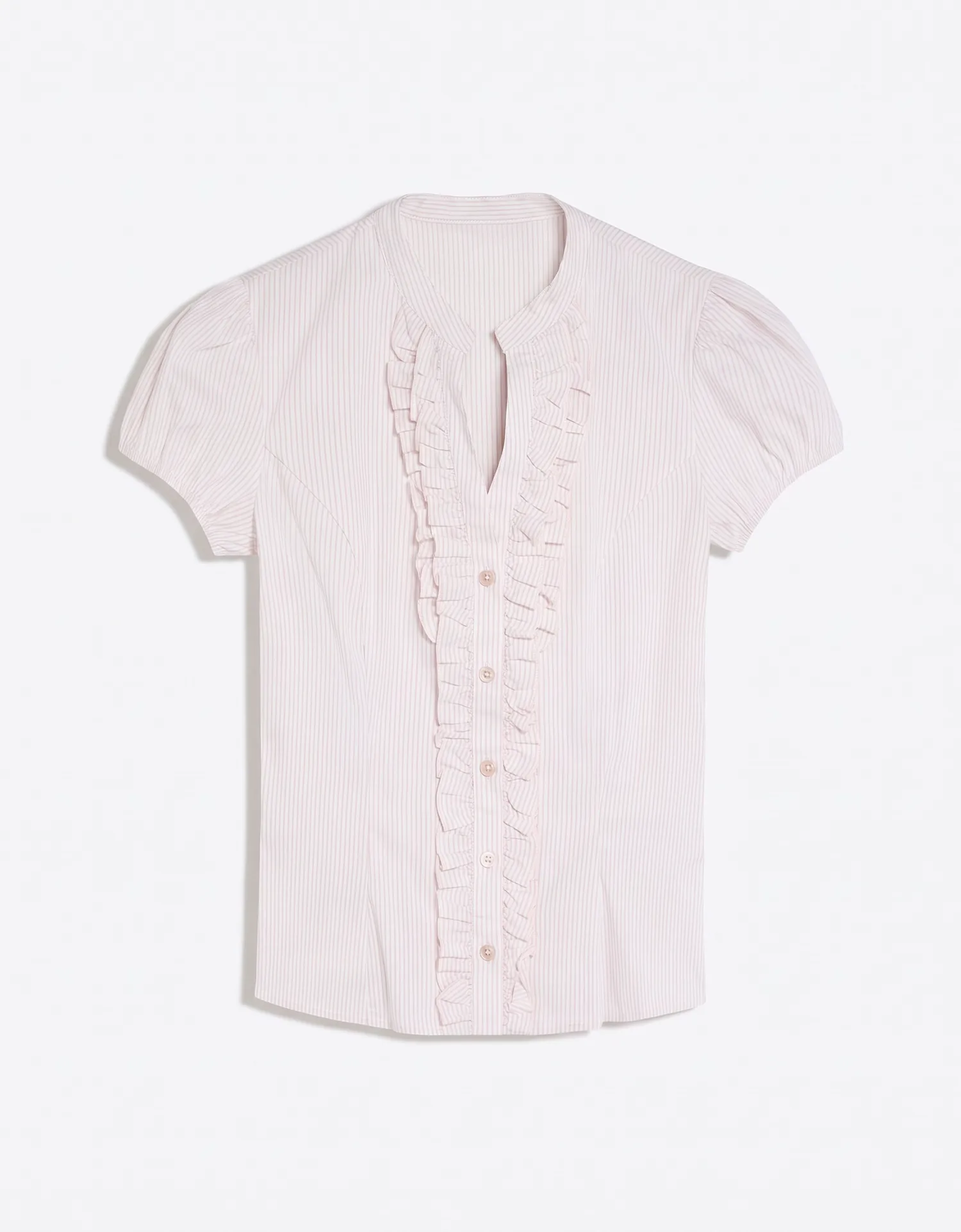 Camisa de Algodão com Babados