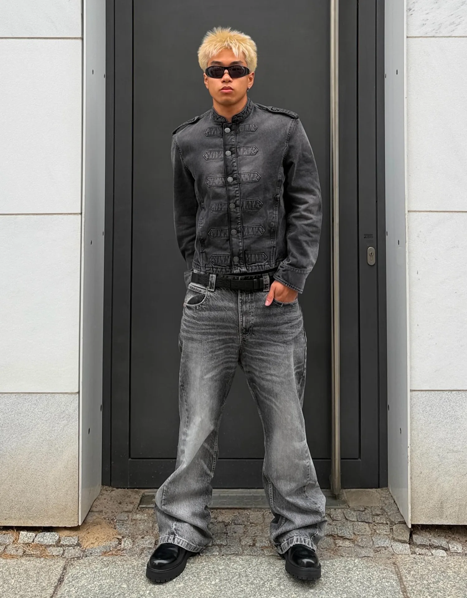 Calça Jeans Baggy Boca de Sino