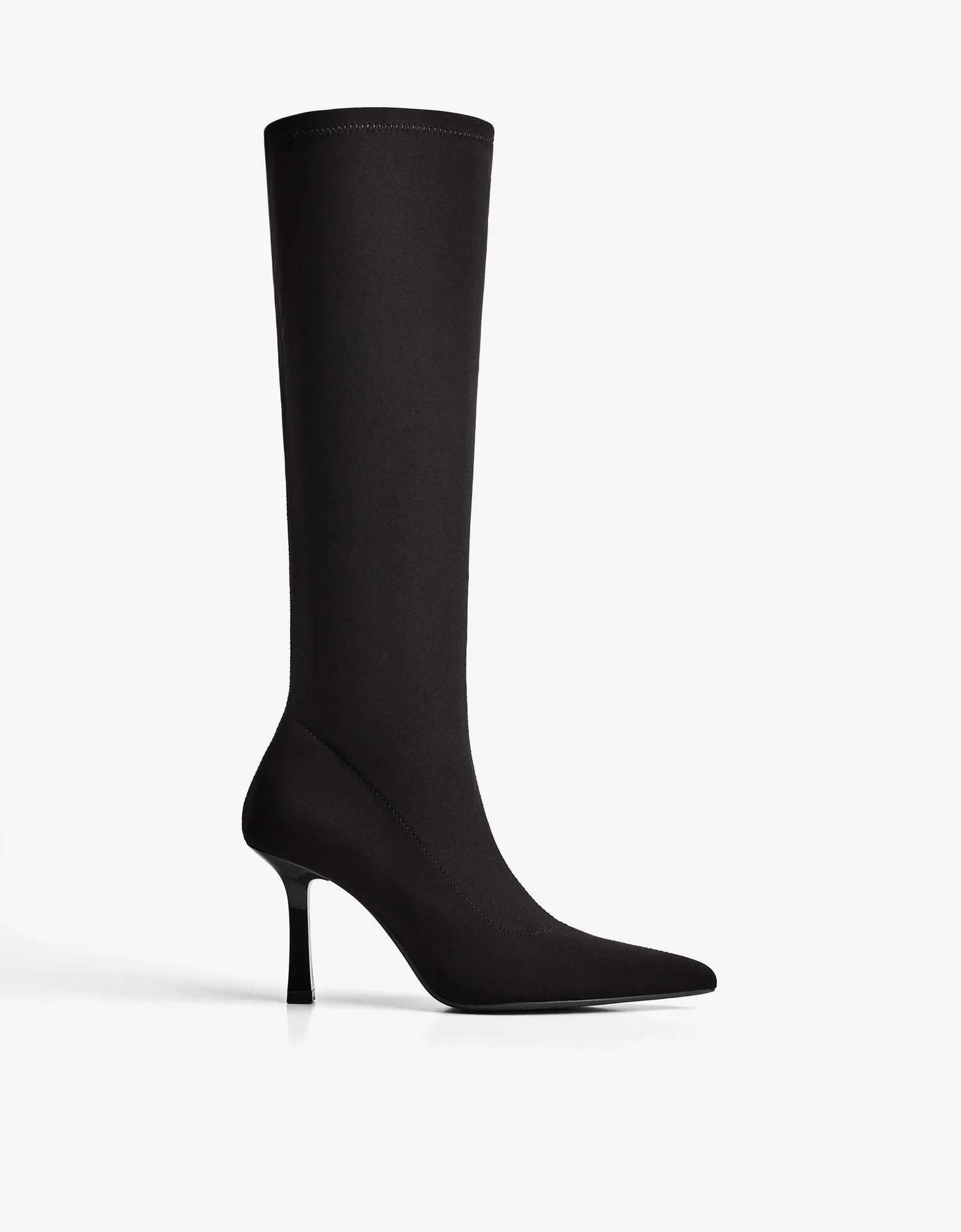 Bota Ajustada com Salto de 8,5 Cm