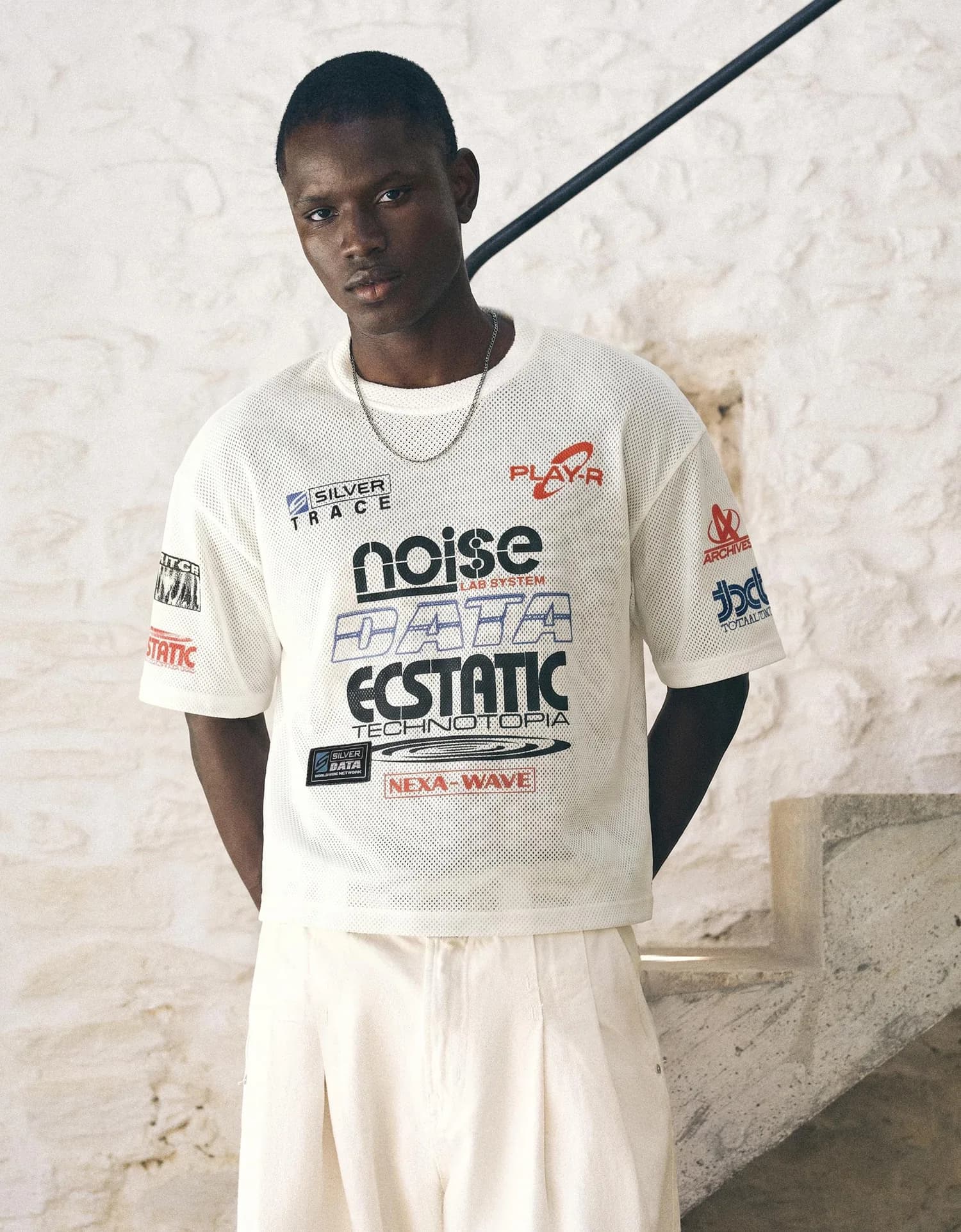 Camiseta Boxy Racing Estampada