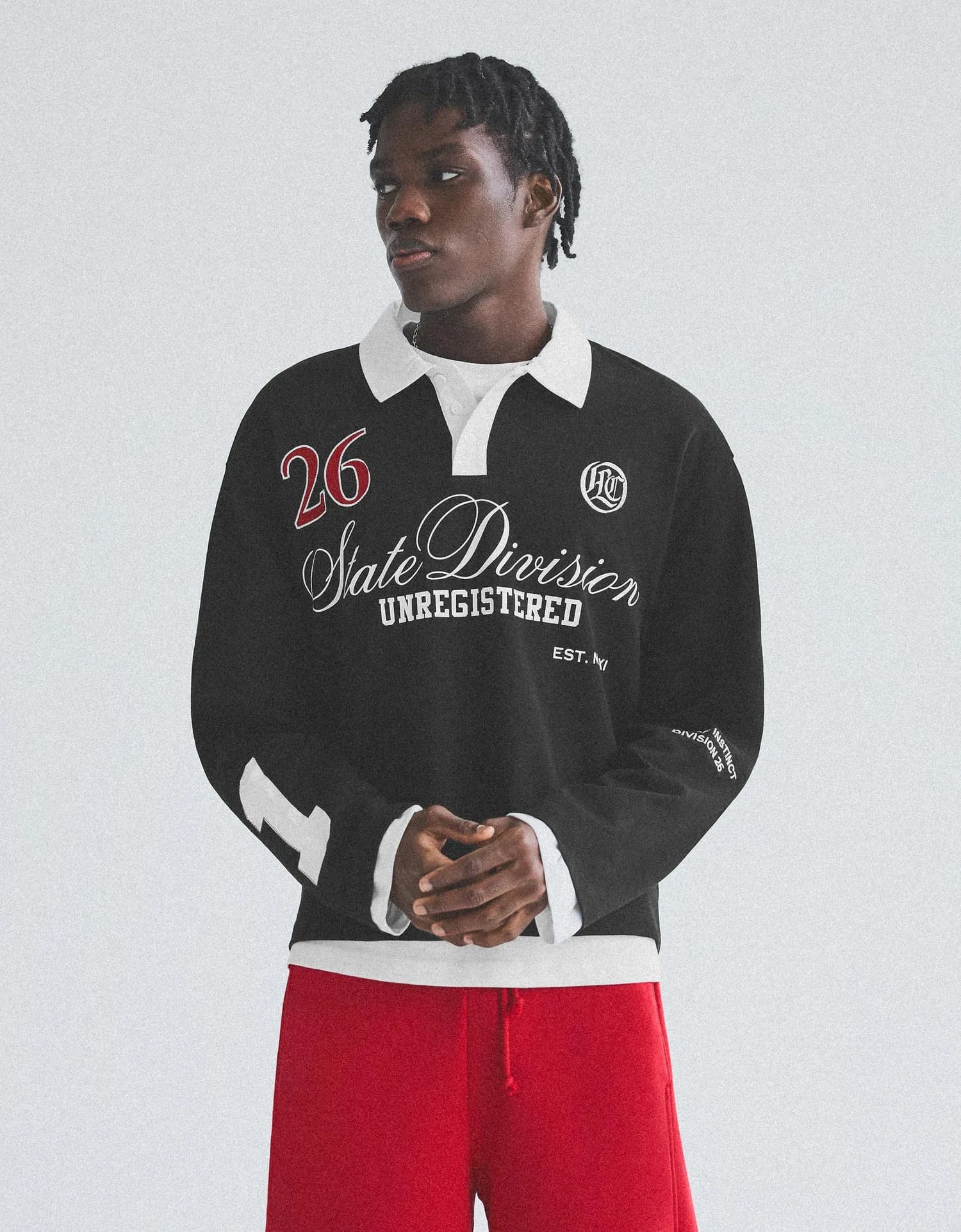 Polo de Manga Longa Varsity