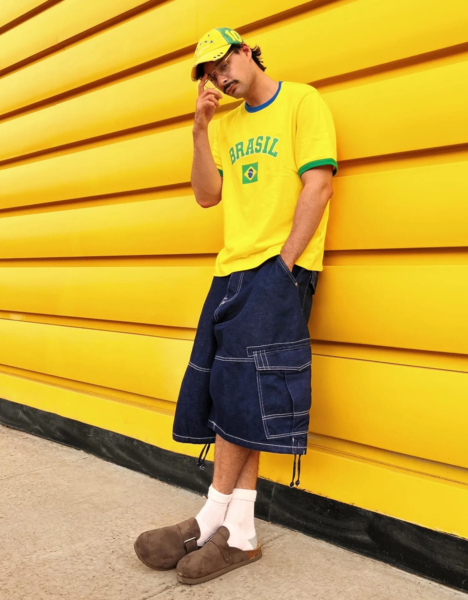 Bermuda Jeans Cargo Parachute