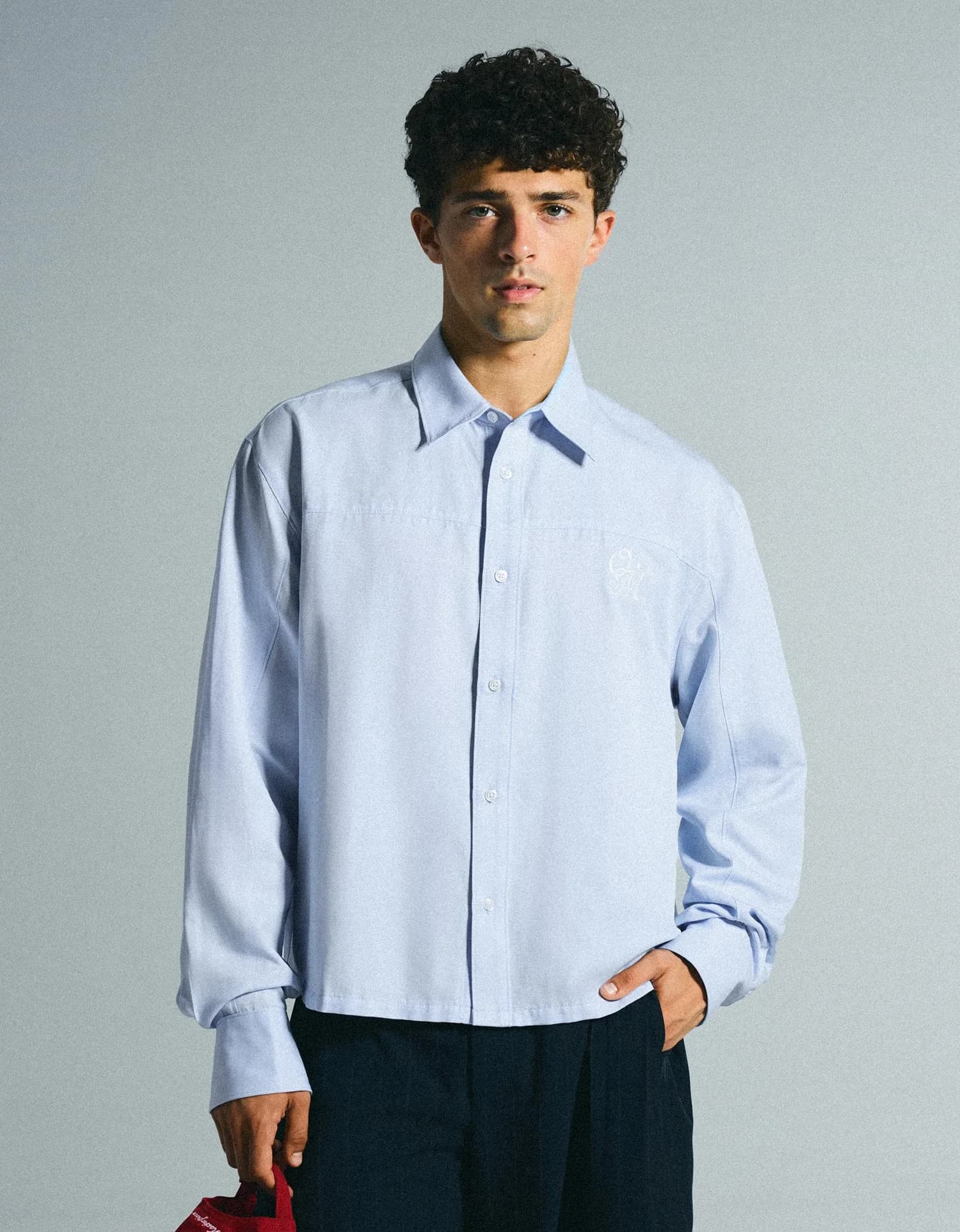 Camisa de Manga Longa com Bordado