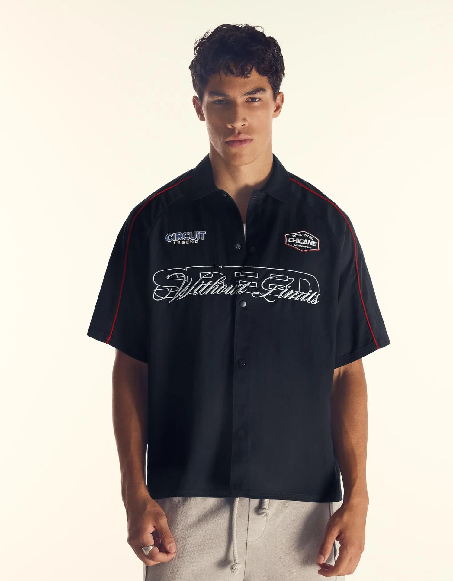 Camisa Racing de Manga Curta