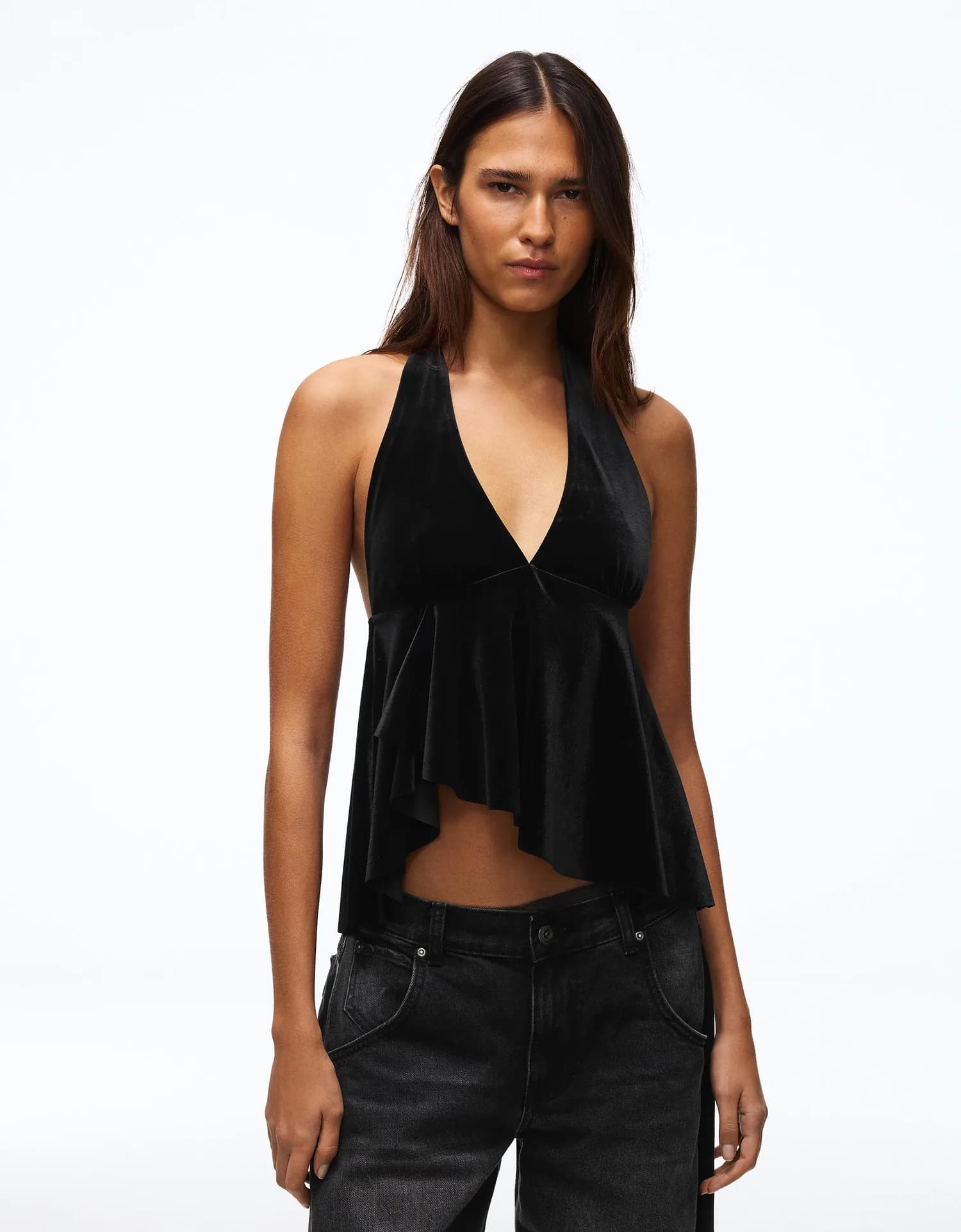 Top Halter de Veludo