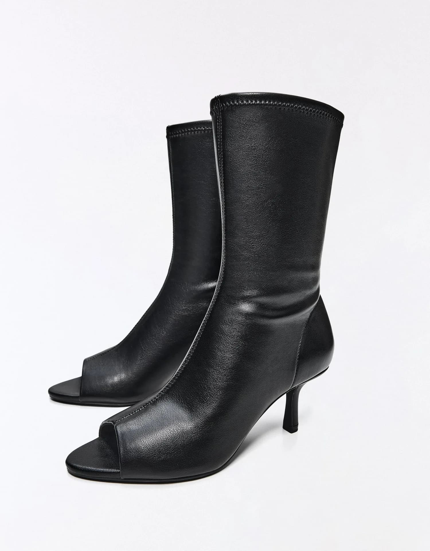 Bota Peep Toe de Salto