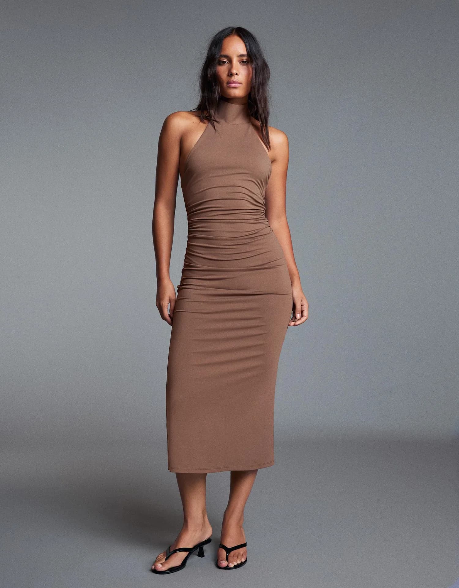 Vestido Halter Midi
