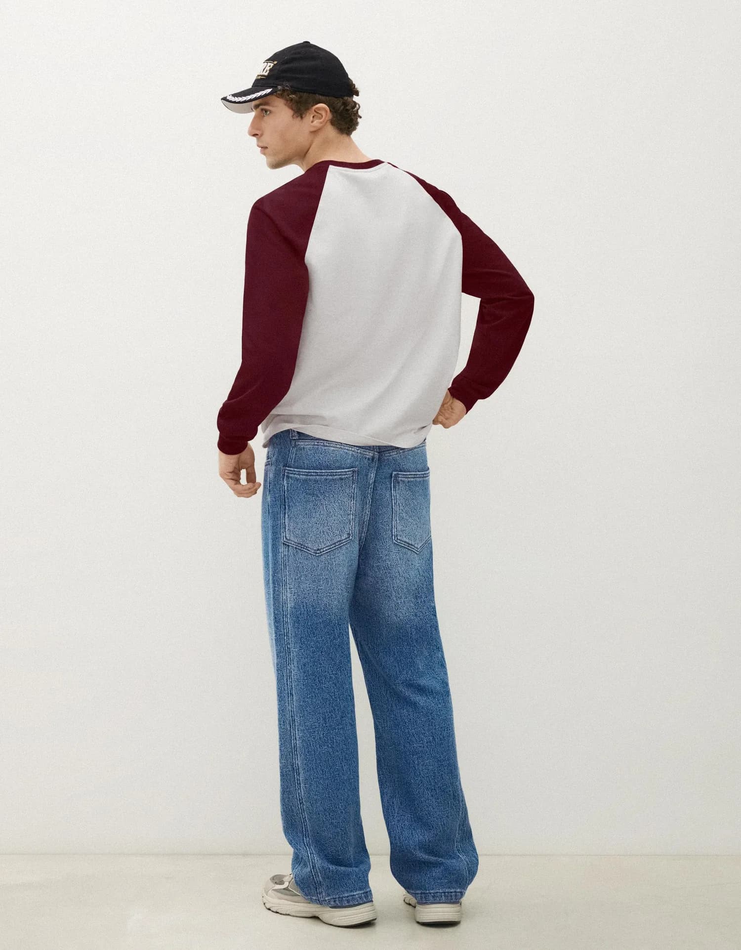 Calça Jeans Baggy Texturizada