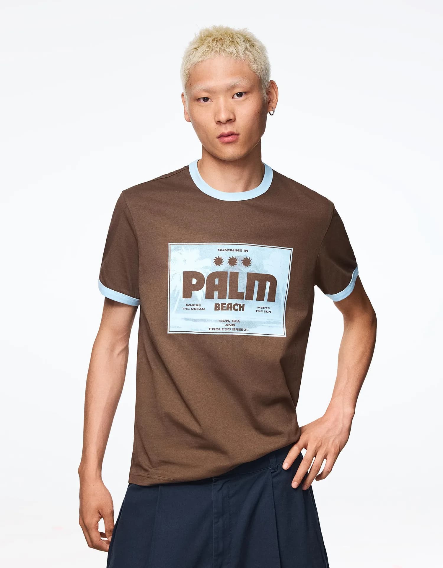 Camiseta Ringer Palm Beach