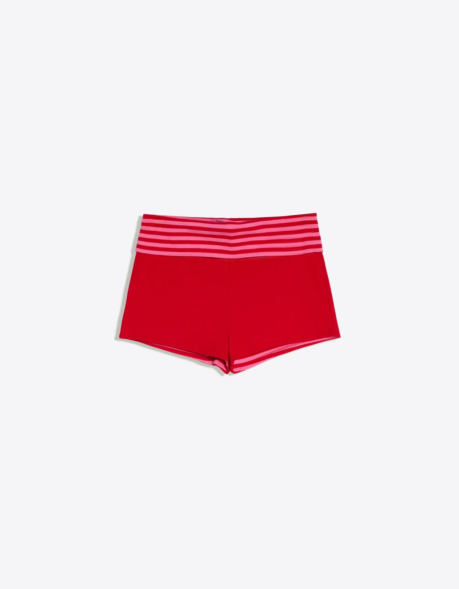 Shorts de Felpa Listrado