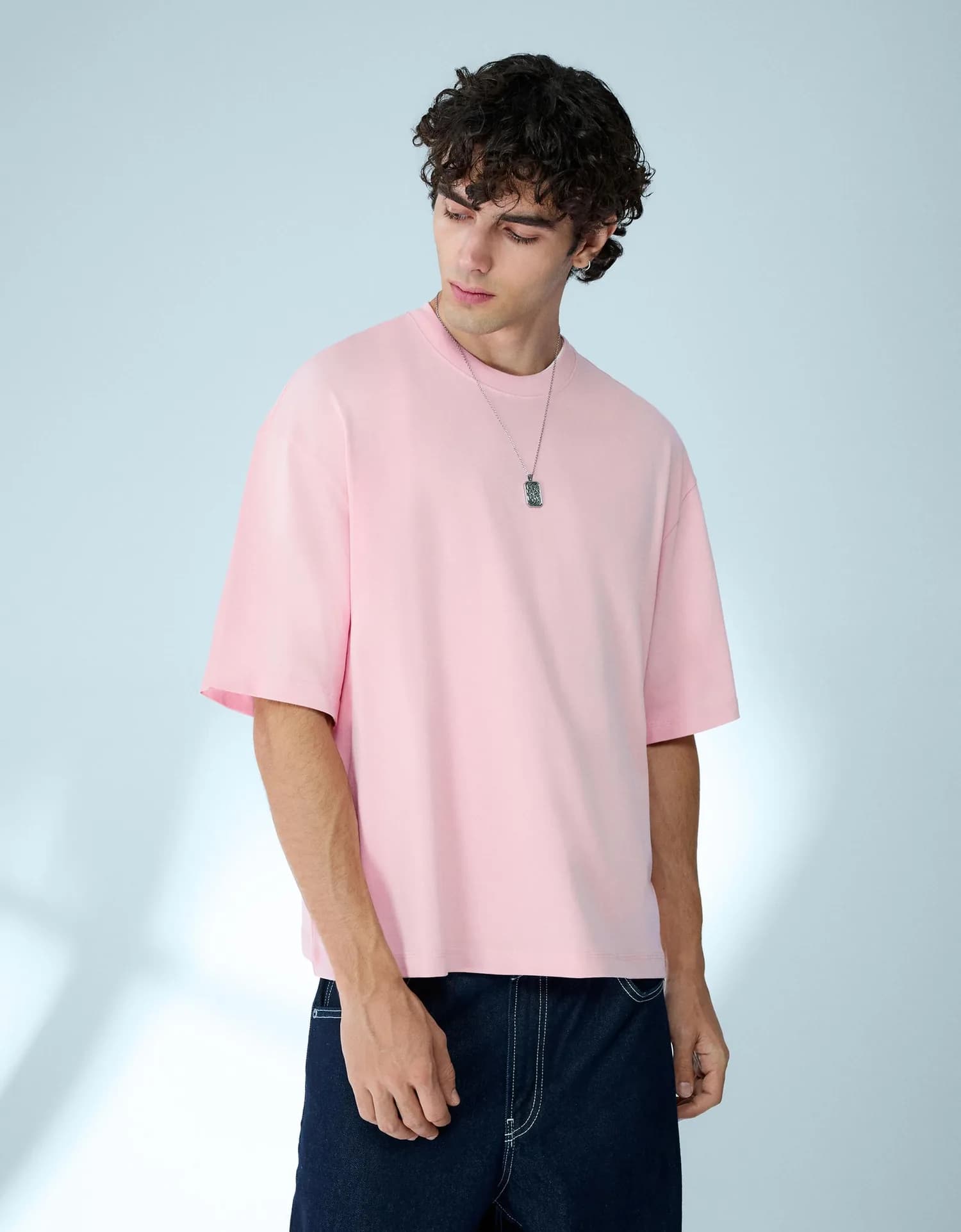 Camiseta Boxy de Algodão Pesado