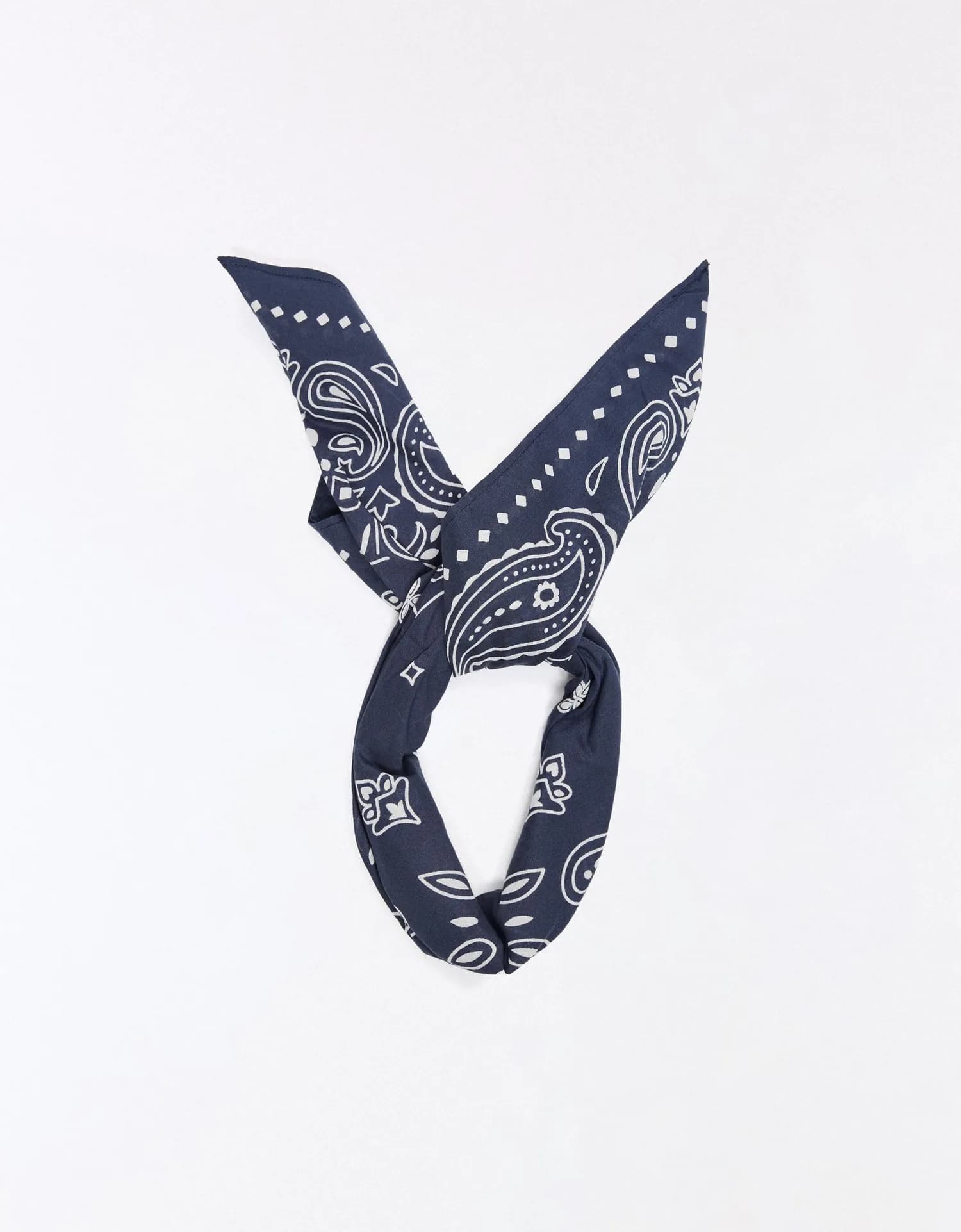 Lenço Bandana Estampado Marinho
