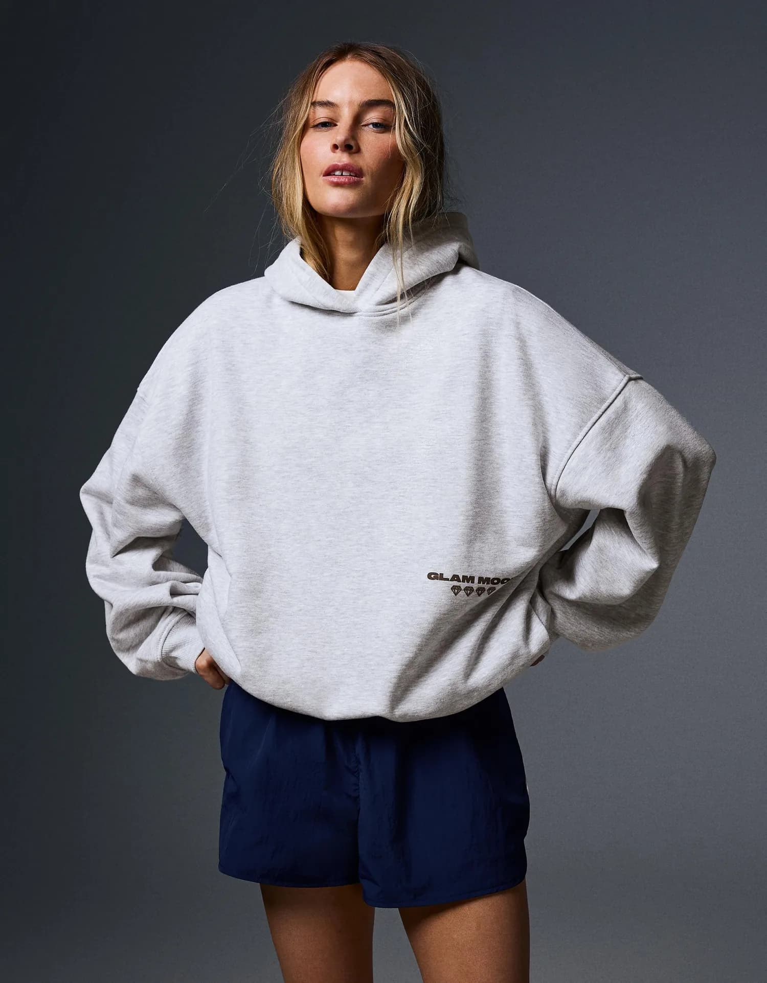 Moletom Oversize com Capuz Estampado