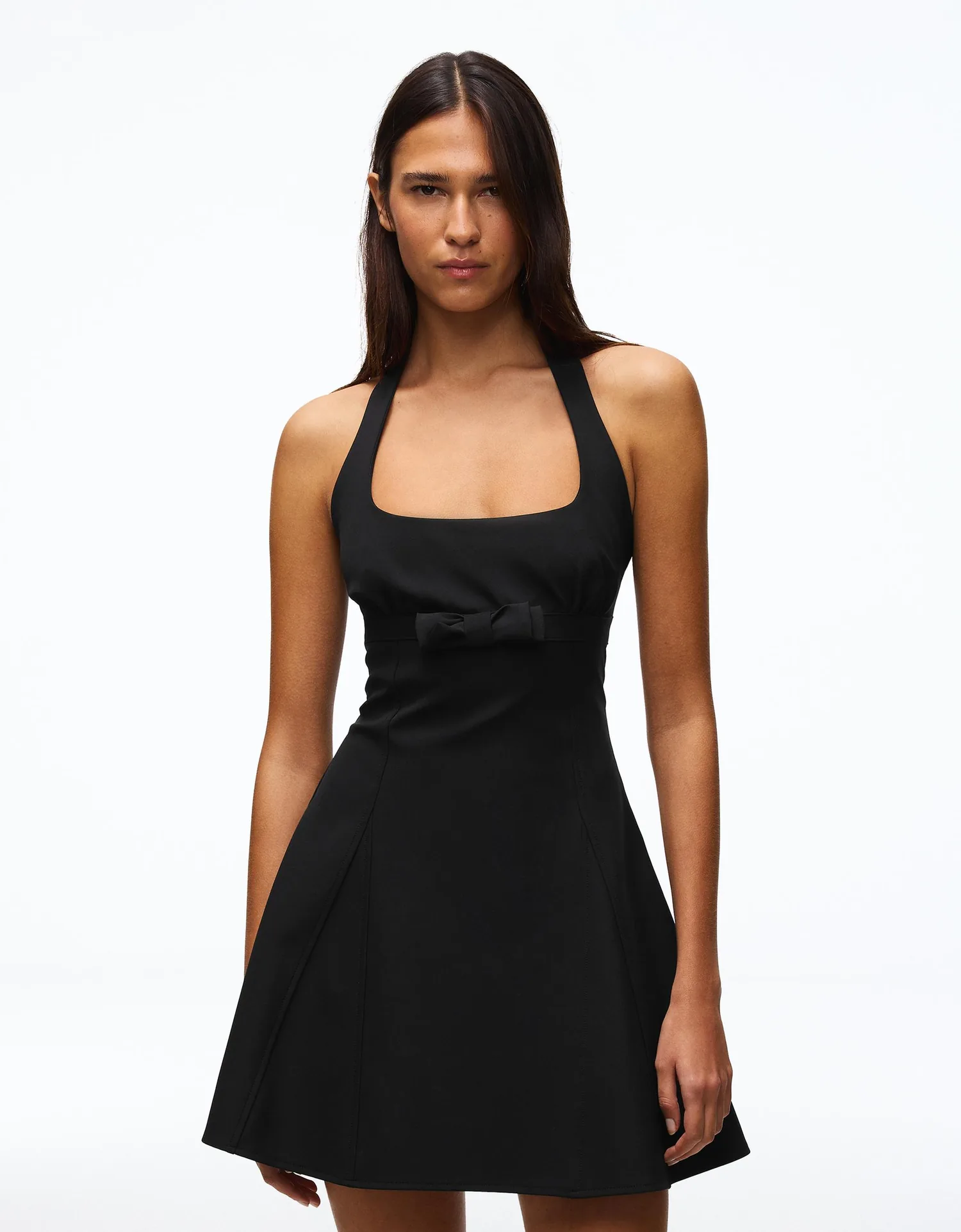 Vestido Mini Halter com Laço