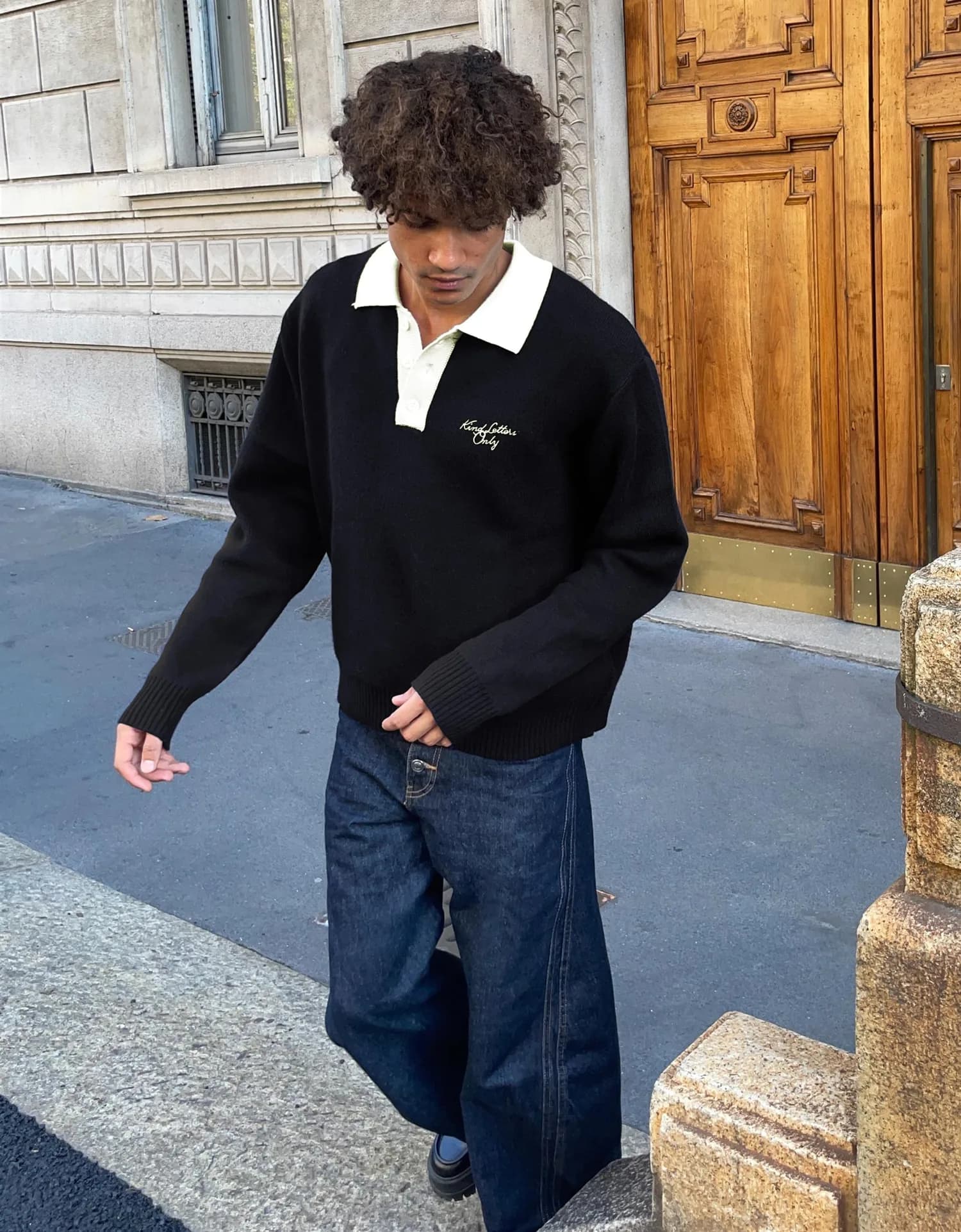 Suéter Gola Polo em Contraste