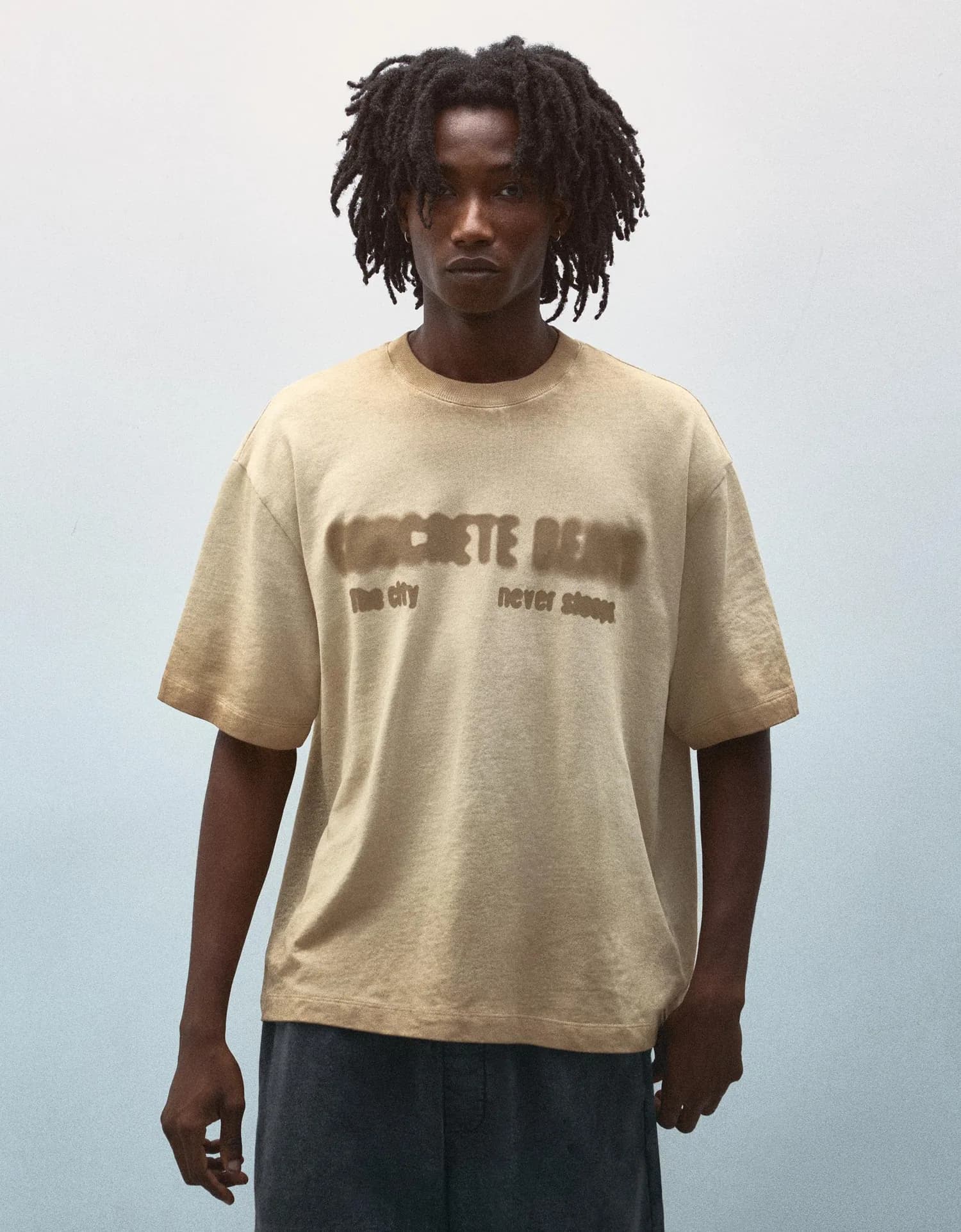 Camiseta de Moletom Tie Dye Estampada