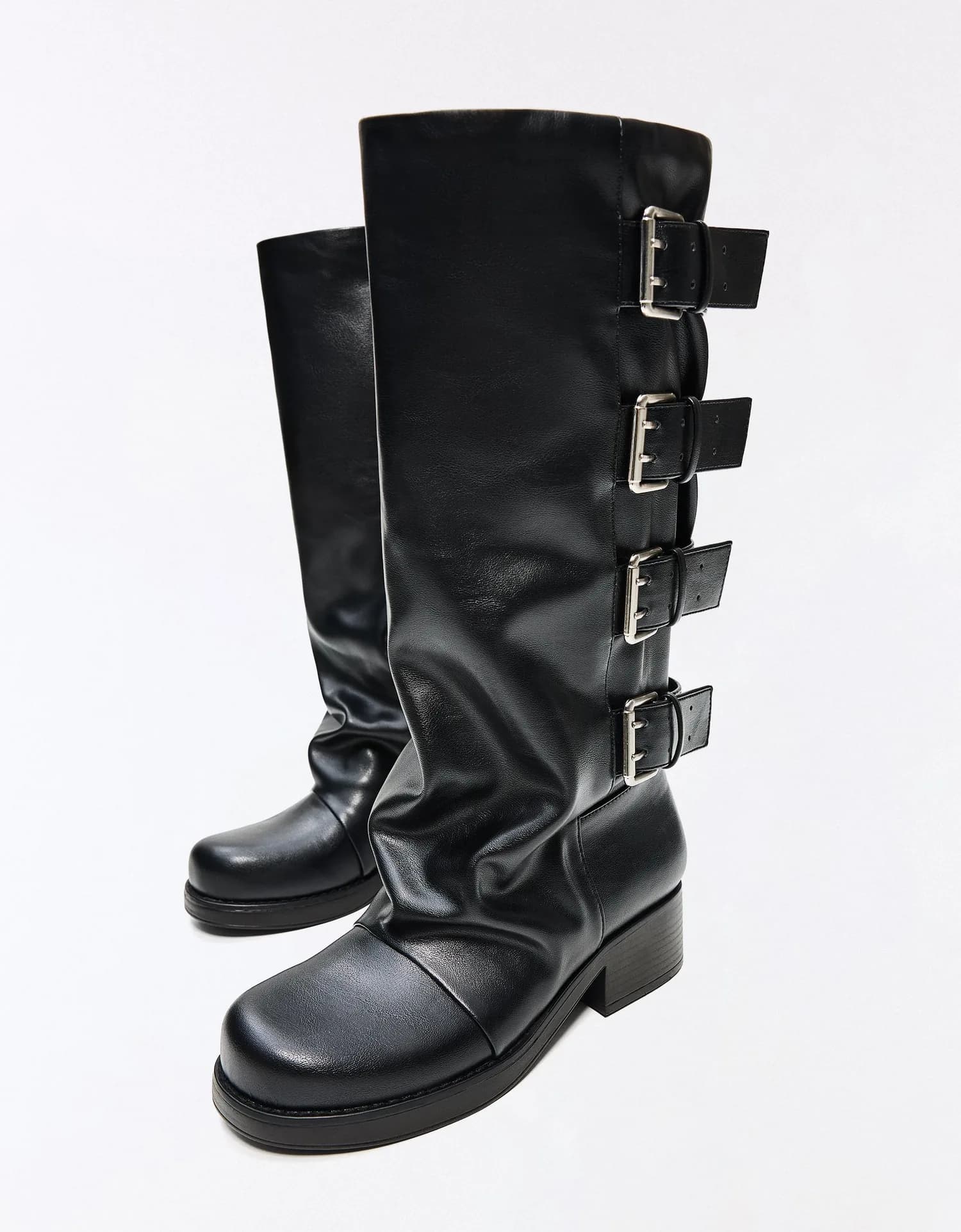 Bota Biker Slouchy Cano Baixo