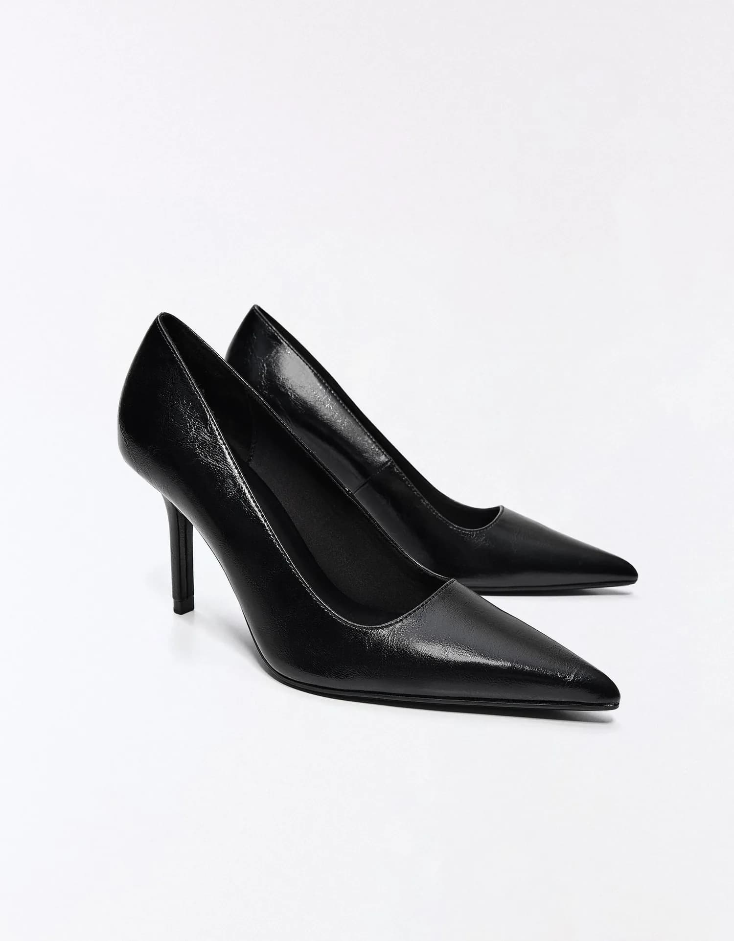 Sapato Preto de Salto Alto 10 Cm