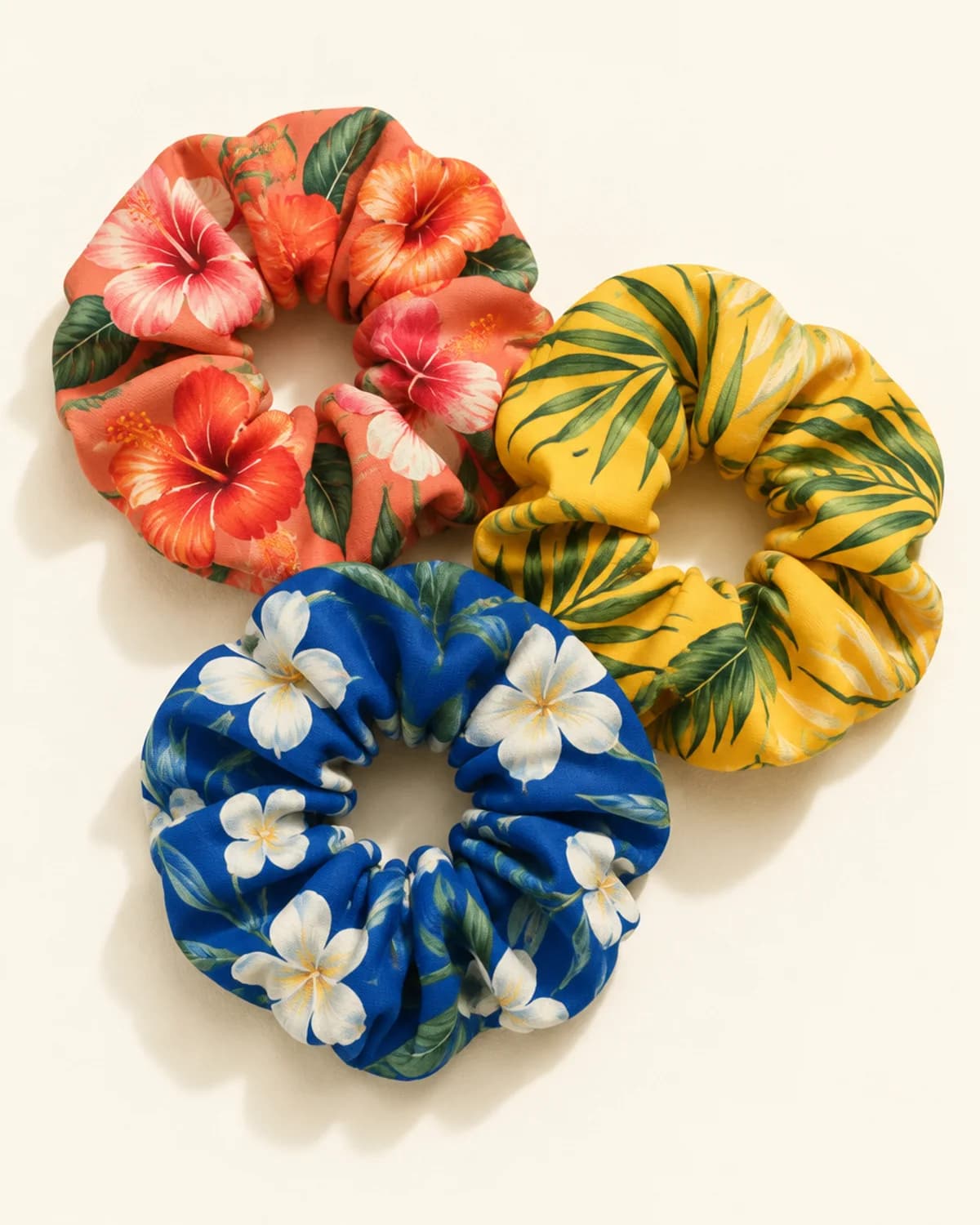 Kit 3 Scrunchies Estampados