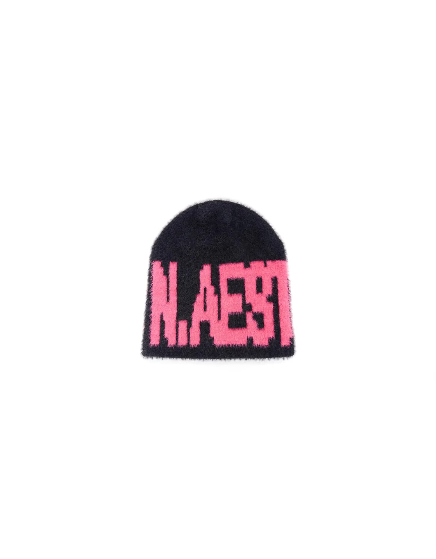 Gorro Preto com Estampa Gráfica