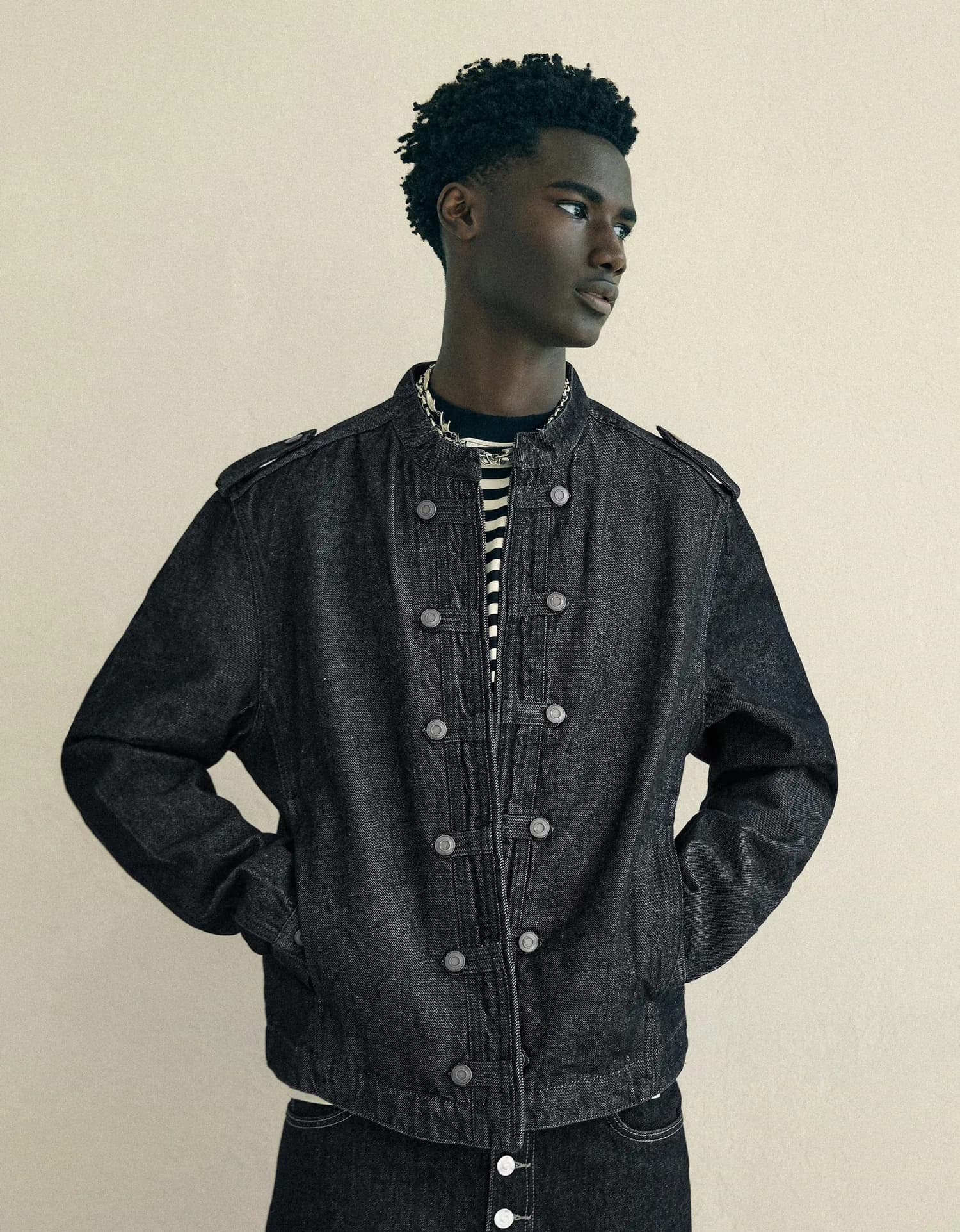 Camisa Jeans com Botões